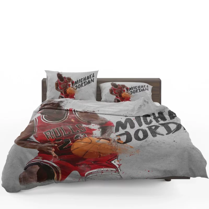 Michael Jordan Basketball Legend Aura Bedding Set