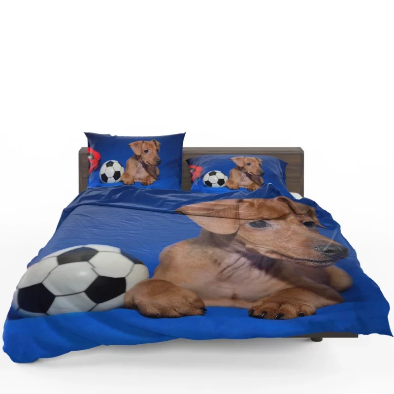 Miniature Pinscher Quirky Appeal Furry Fun Bedding Set