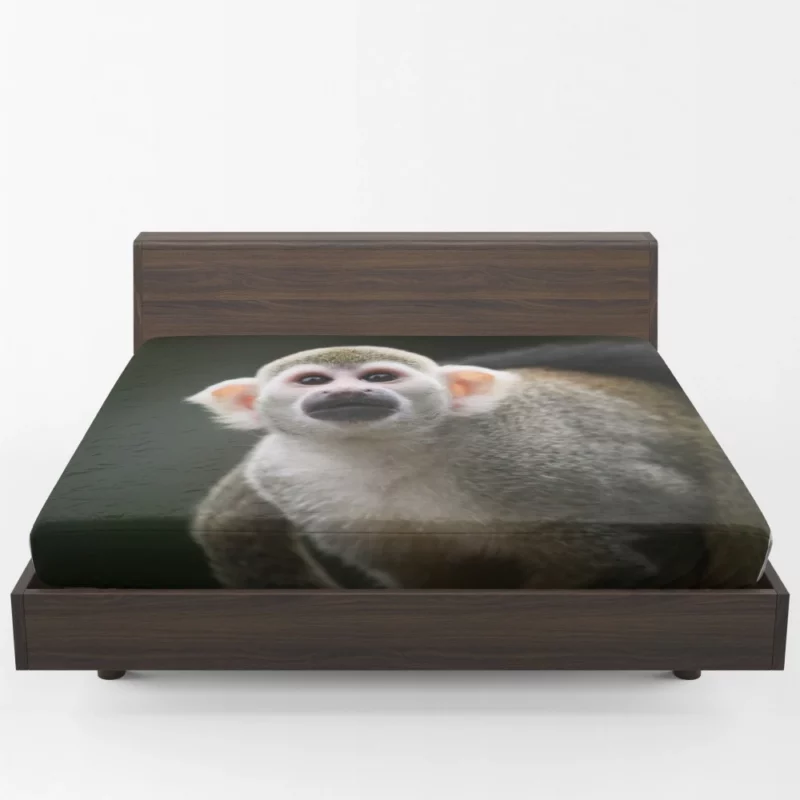 Mischievous Monkey Joyful Antics Fitted Sheet