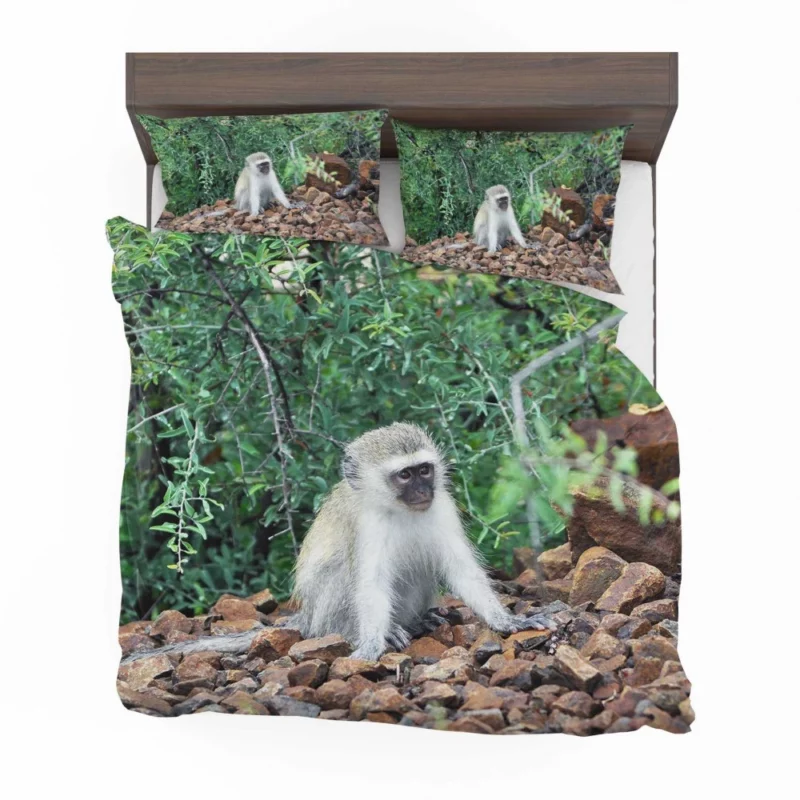 Mischievous Monkey Jungle Adventure Bedding Set 1