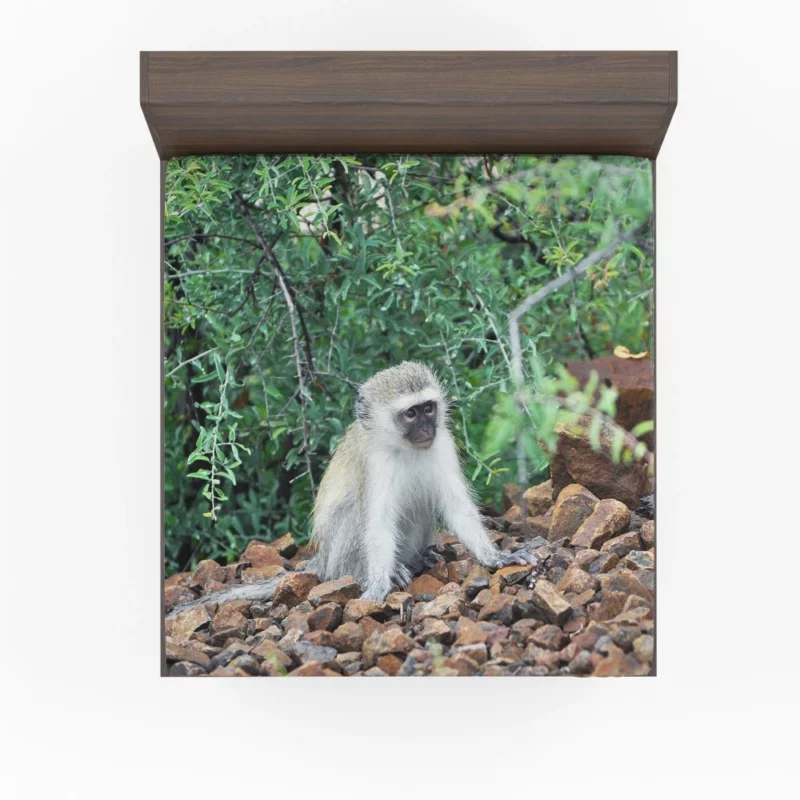 Mischievous Monkey Jungle Adventure Fitted Sheet 1