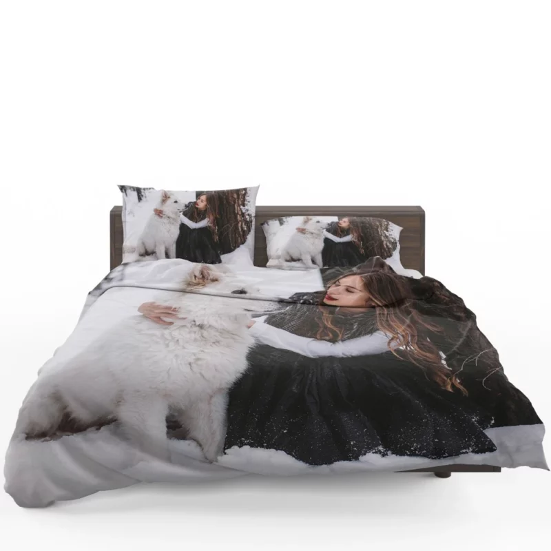 Model Winter Glamour Snowy Elegance Bedding Set