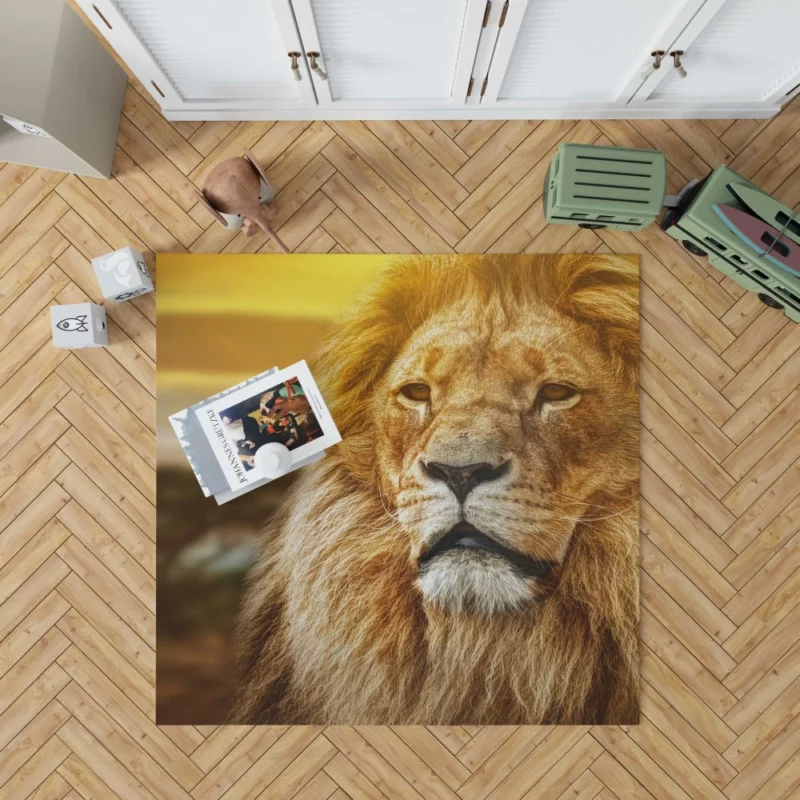 Monarch Roar Lion of the Wilderness Rug