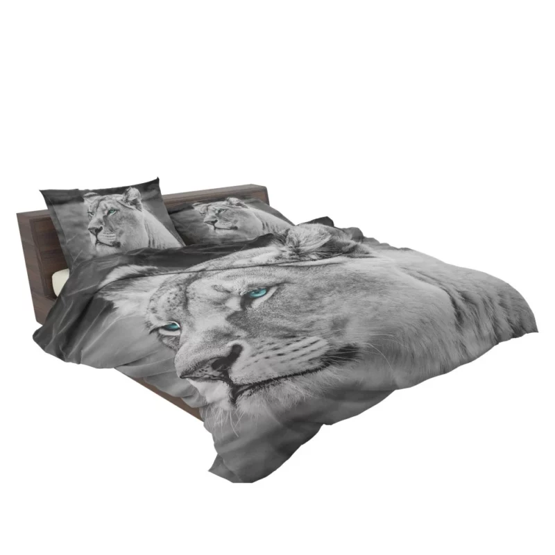 Monochrome Lion Shades of Strength Bedding Set 2