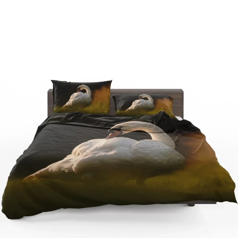 Mute Swan Elegance Serene Waters Bedding Set