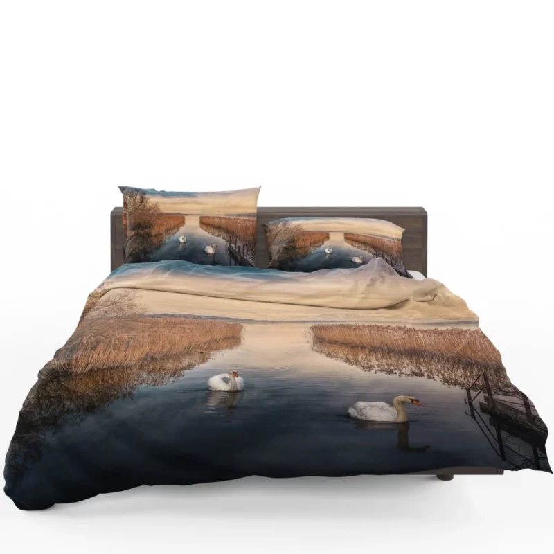 Mute Swan Lakeside Grace Serene Beauty Bedding Set