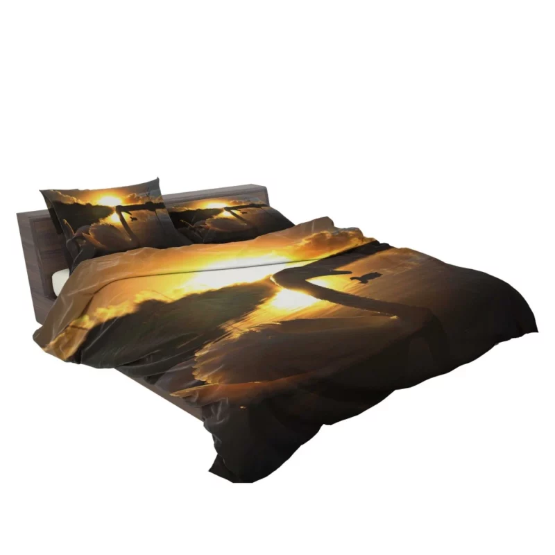 Mute Swan at Sunrise Aquatic Beauty Bedding Set 2