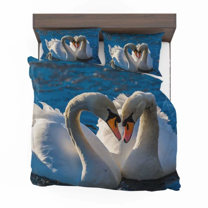 Mute Swans Graceful Water Duo Bedding Set 1