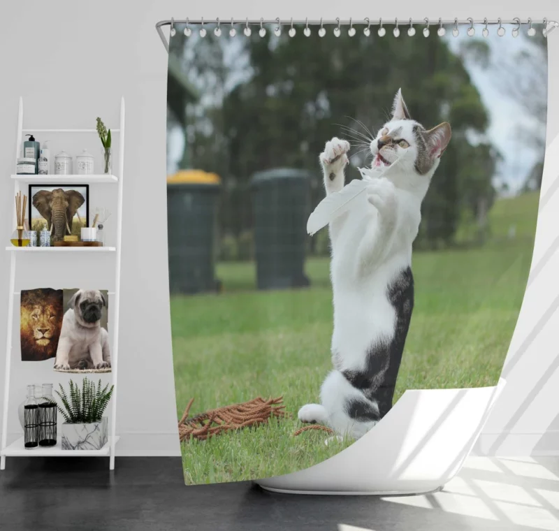 Mysterious Cat Eyes Shower Curtain