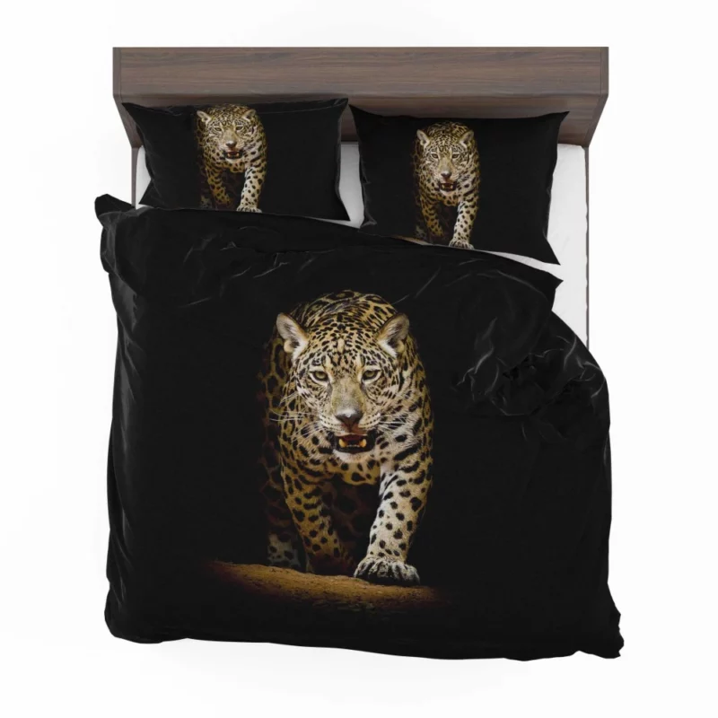 Mysterious Leopard Shadowy Beauty Bedding Set 1