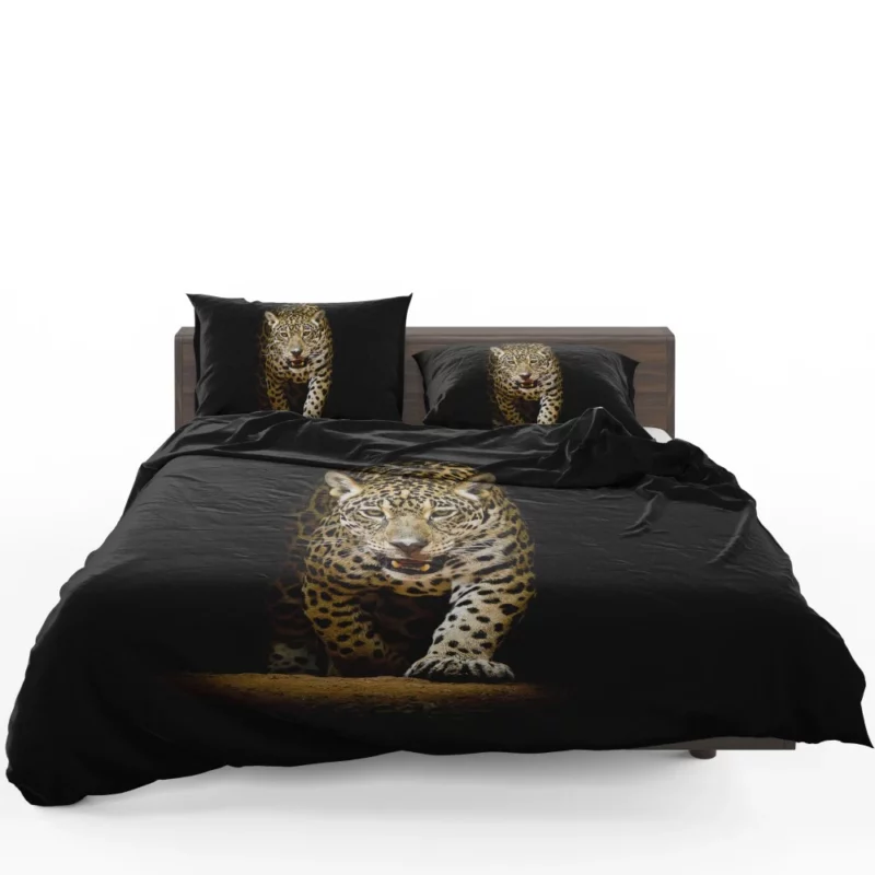 Mysterious Leopard Shadowy Beauty Bedding Set