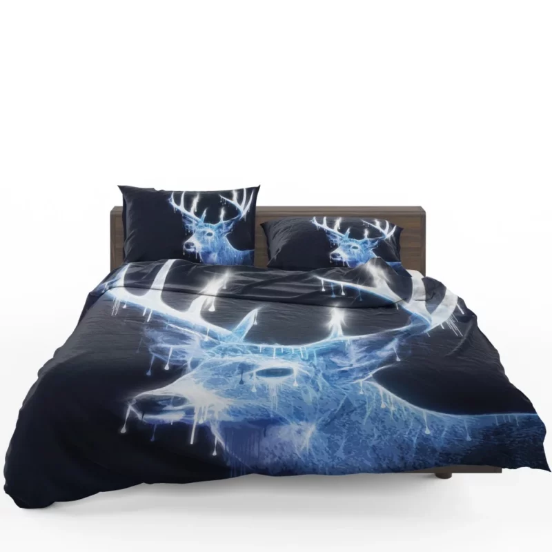 Mystic Fantasy Deer Ethereal Aura Bedding Set