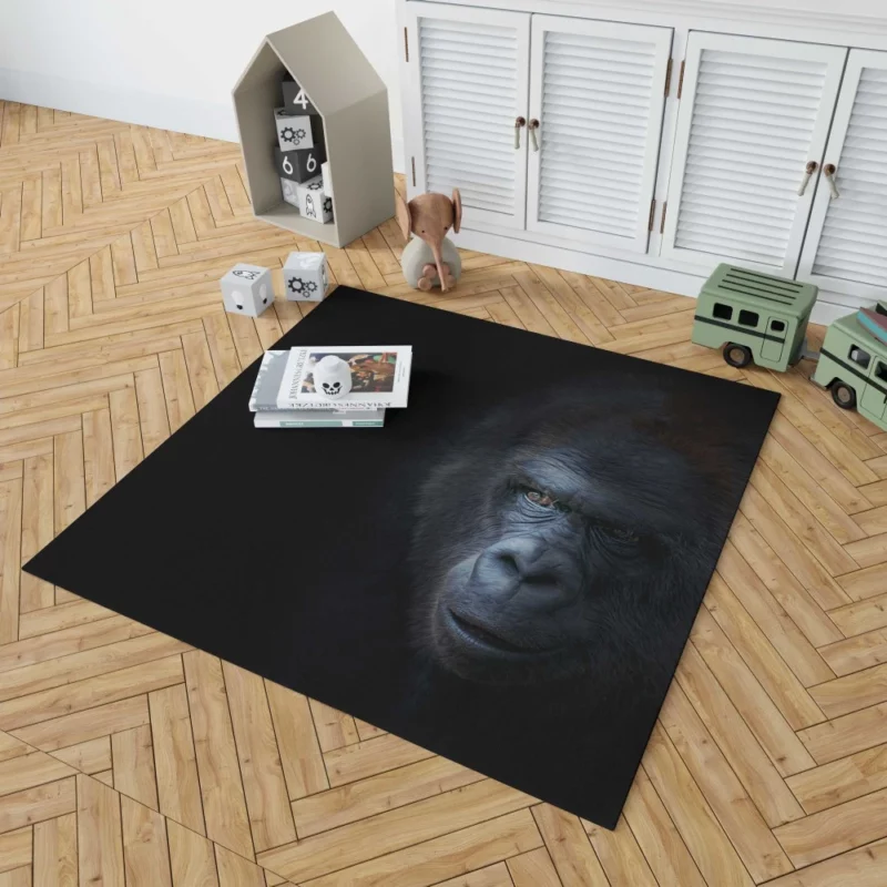 Noble Gorilla Wisdom Wilderness Majesty Rug 1