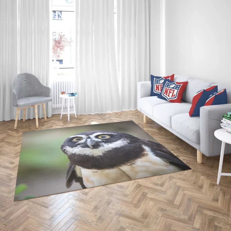 Nocturnal Vigil Owl Night Watch Rug 2