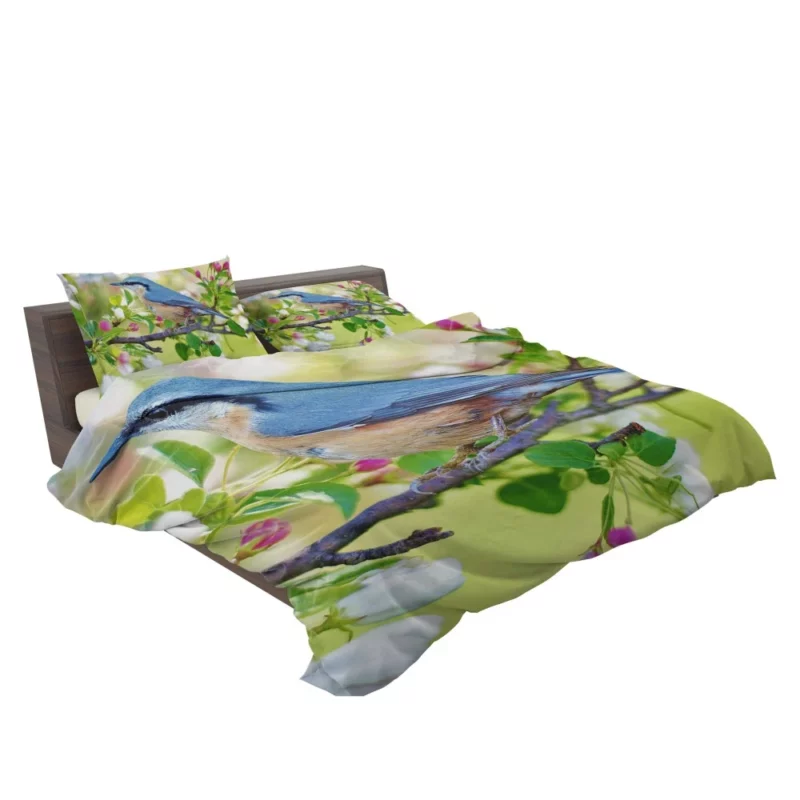 Nuthatch Vibrant Plumage Forest Dweller Bedding Set 2