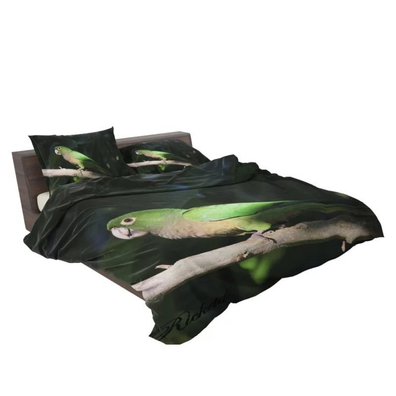 Olive-Throated Parakeet Colorful Charm Bedding Set 2