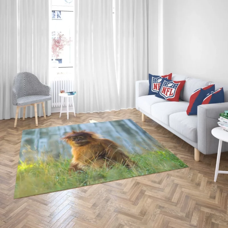 Orangutan Playful Spirit Jungle Charisma Rug 2