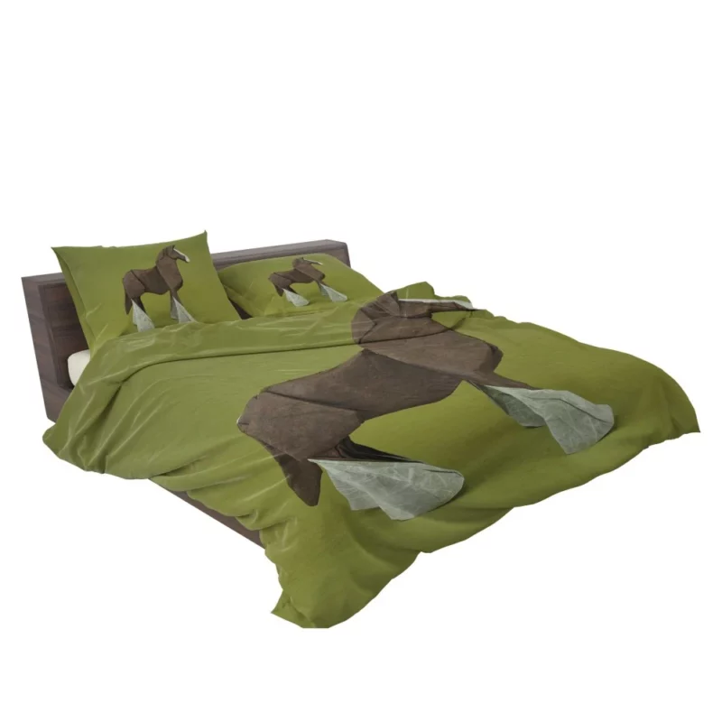 Origami Horse Artistic Craftsmanship Bedding Set 2