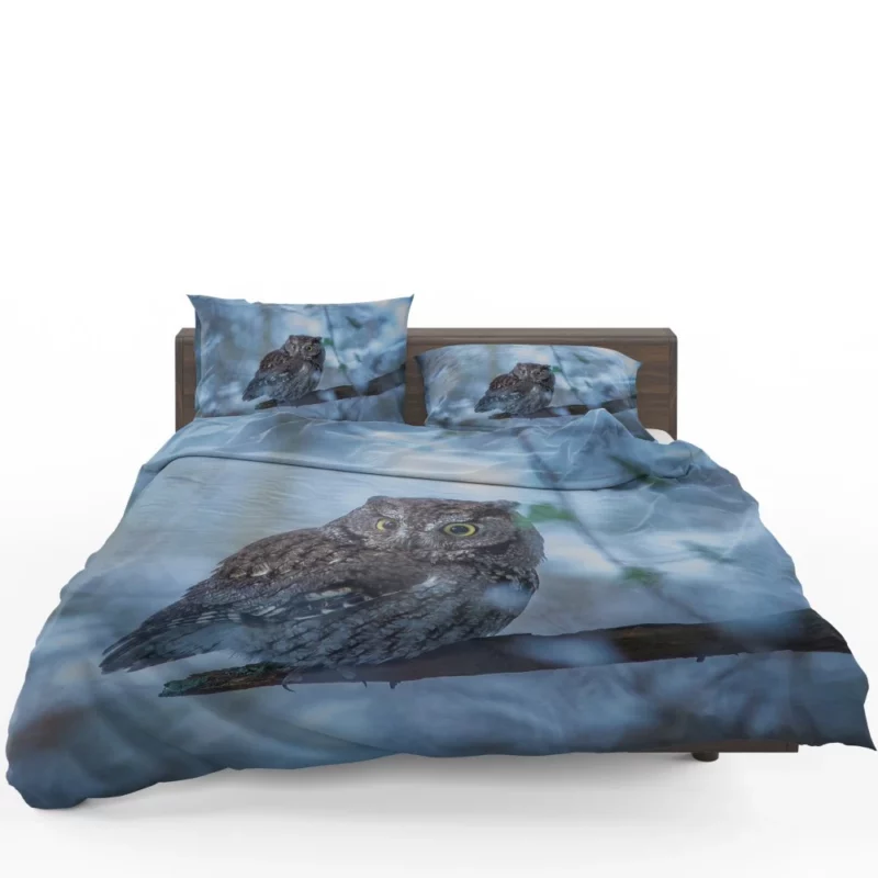 Owl Mysterious Gaze Nocturnal Charm Bedding Set