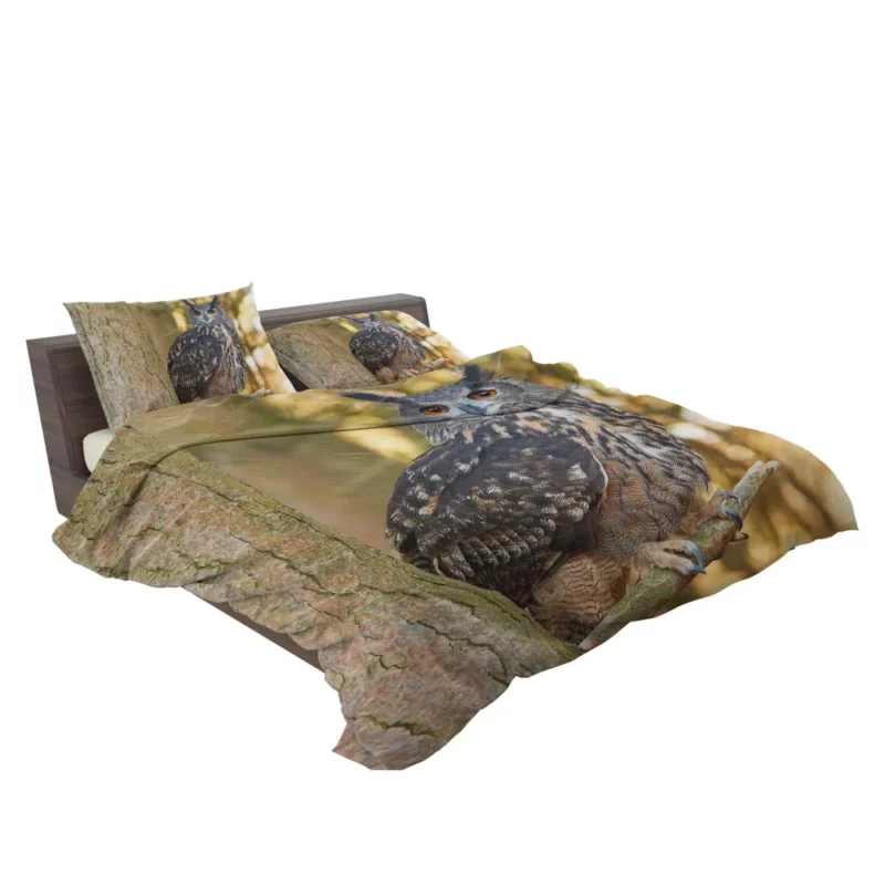 Owl Mysterious Stance Nocturnal Majesty Bedding Set 2