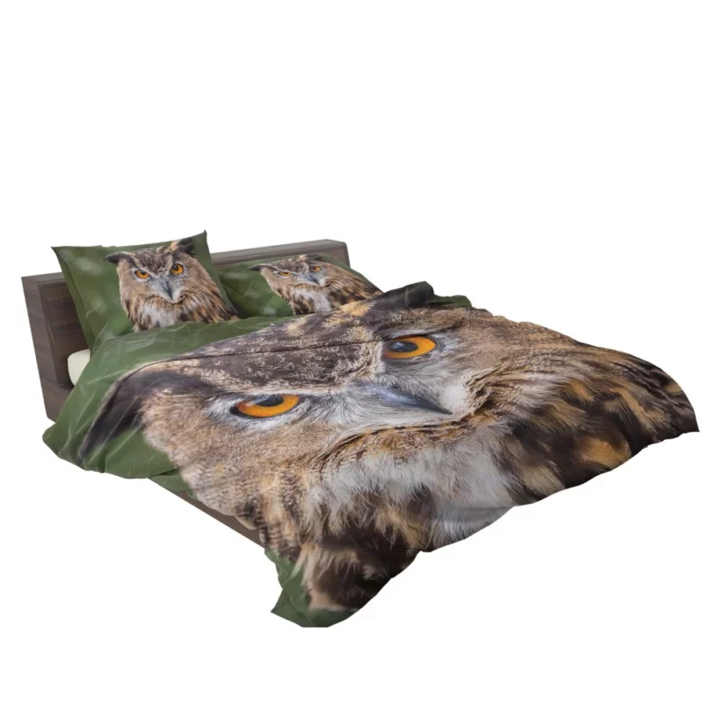 Owl Mystical Stare Nocturnal Observer Bedding Set 2