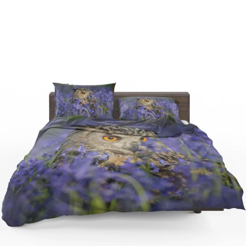 Owl Nature Connection Flower Perch Bedding Set