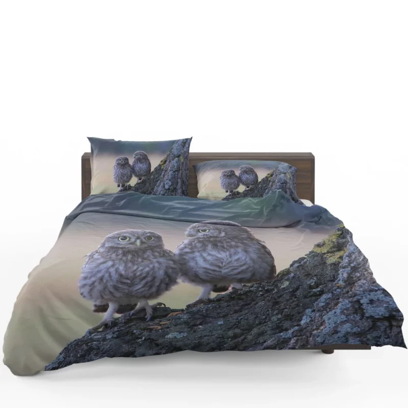 Owls Tree Gathering Nocturnal Companions Bedding Set