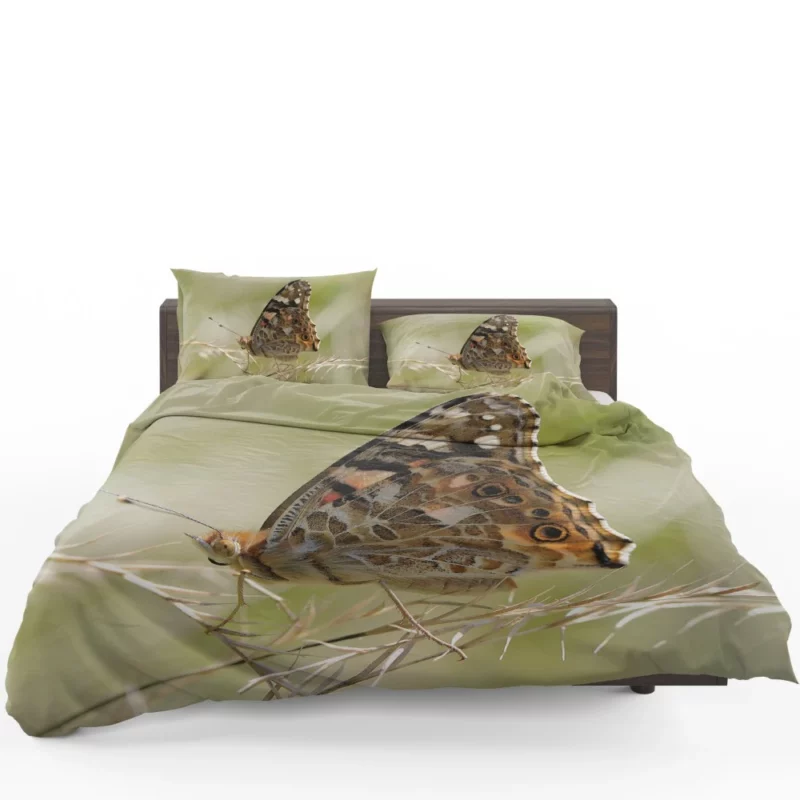 Painted Lady Butterfly Delicate Elegance Bedding Set