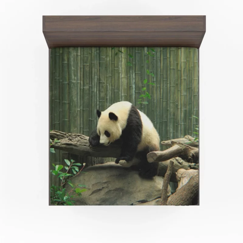 Panda Playful Charm Zoo Delight Fitted Sheet 1