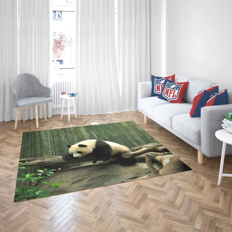 Panda Playful Charm Zoo Delight Rug 2