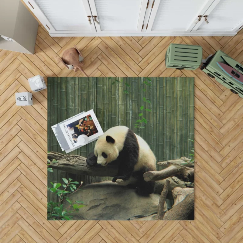 Panda Playful Charm Zoo Delight Rug