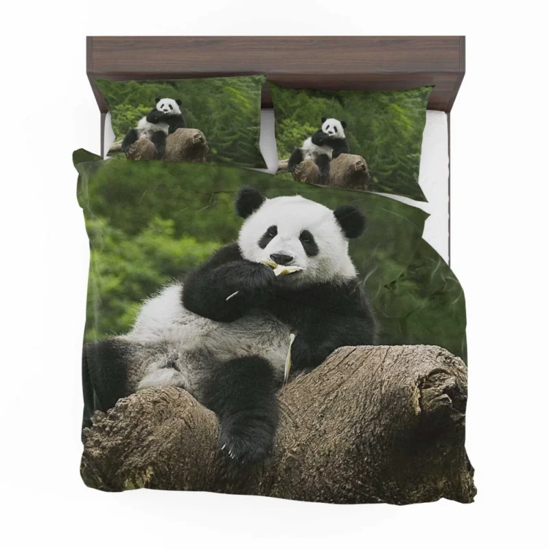 Panda Splendor Nature Gem Bedding Set 1