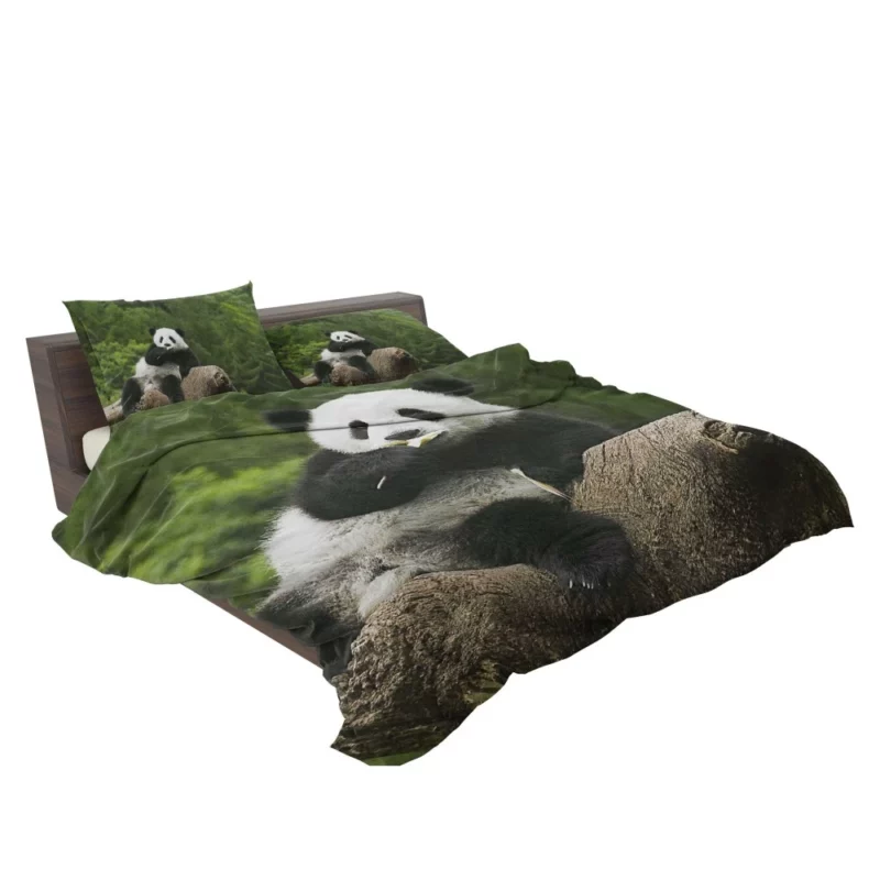 Panda Splendor Nature Gem Bedding Set 2