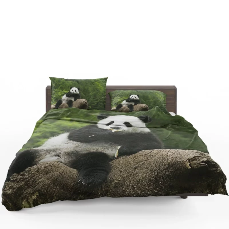 Panda Splendor Nature Gem Bedding Set