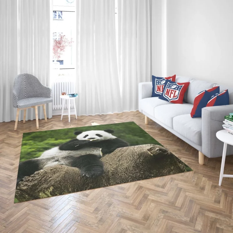 Panda Splendor Nature Gem Rug 2