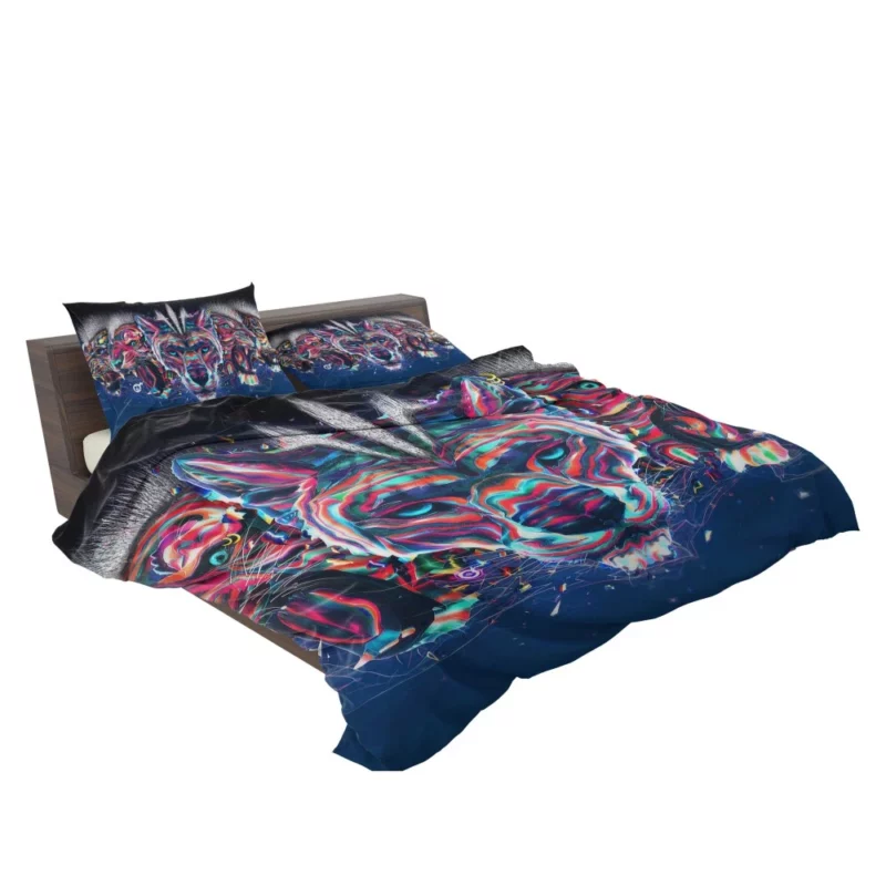 Panthera The Majestic Genus of Big Cats Bedding Set 2