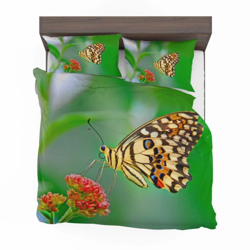 Pastel Butterfly Nature Palette Bedding Set 1