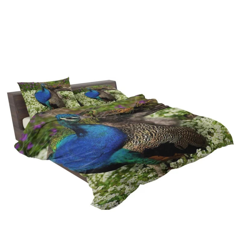 Peacock Floral Elegance Colorful Grace Bedding Set 2