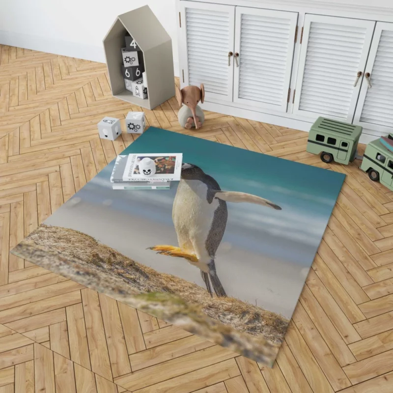 Penguin Depth of Field Stance Rug 1