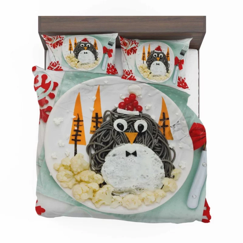 Penguin Meal Arctic Delicacy Bedding Set 1