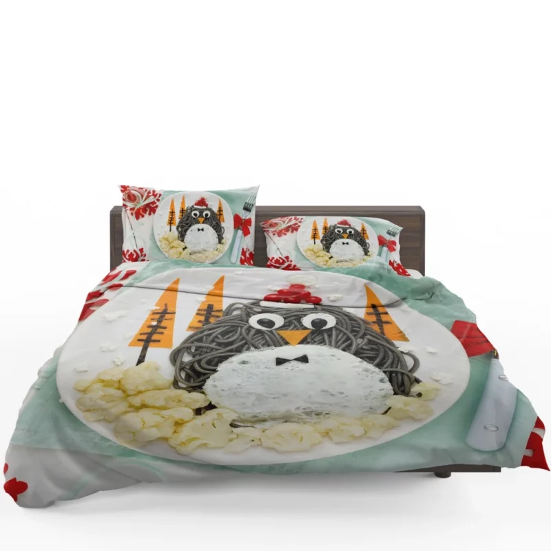 Penguin Meal Arctic Delicacy Bedding Set