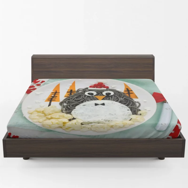 Penguin Meal Arctic Delicacy Fitted Sheet