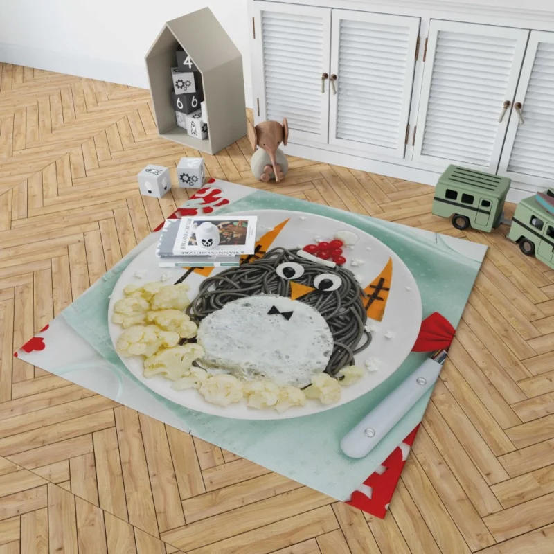 Penguin Meal Arctic Delicacy Rug 1