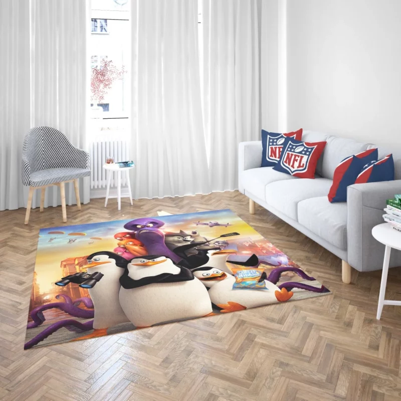 Penguins of Madagascar Animated Delight Rug 2