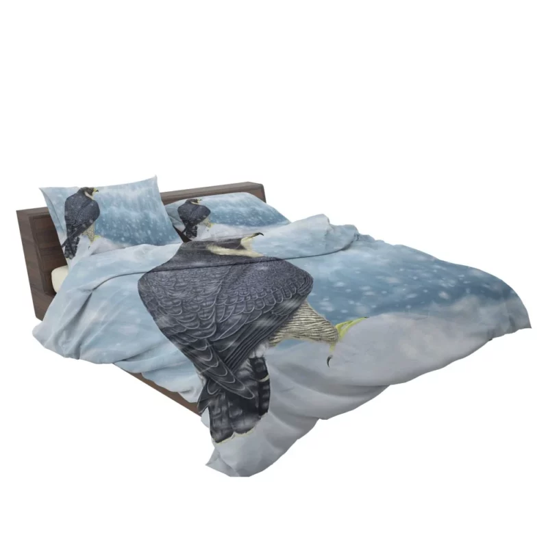 Peregrine Falcon Aerial Prowess Hunter Gaze Bedding Set 2