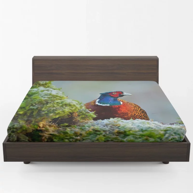 Pheasant Mossy Retreat Forest Dweller Fitted Sheet