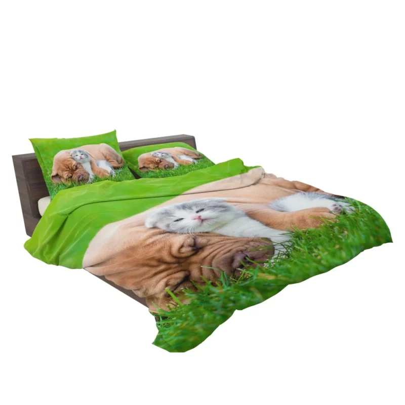 Playful Duo Furry Friends Forever Bedding Set 2