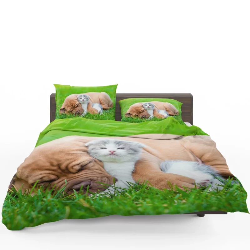 Playful Duo Furry Friends Forever Bedding Set