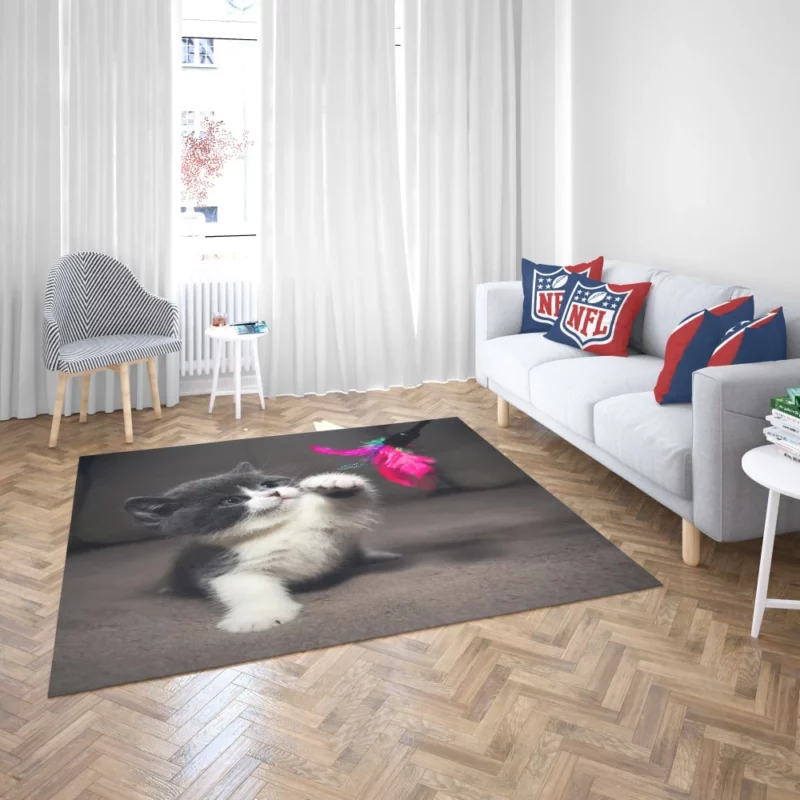 Playful Kitten Innocent Charm Rug 2