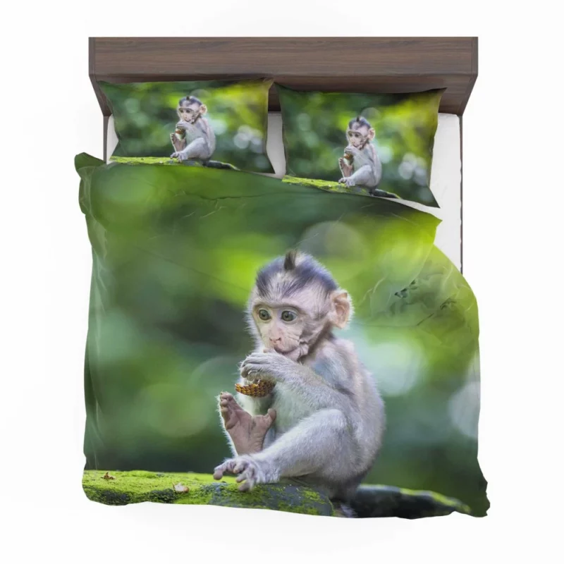 Playful Monkey Bokeh Frolic Bedding Set 1